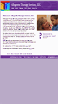 Mobile Screenshot of allegrettotherapyservices.com